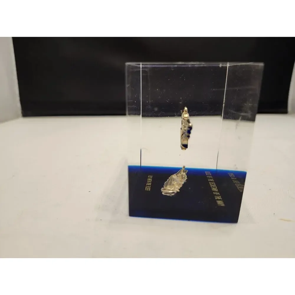 Paperweight GUEST OF THE SECRETARY OF THE NAVY ORIENTATION CRUISE Acrylic U.S.N.
